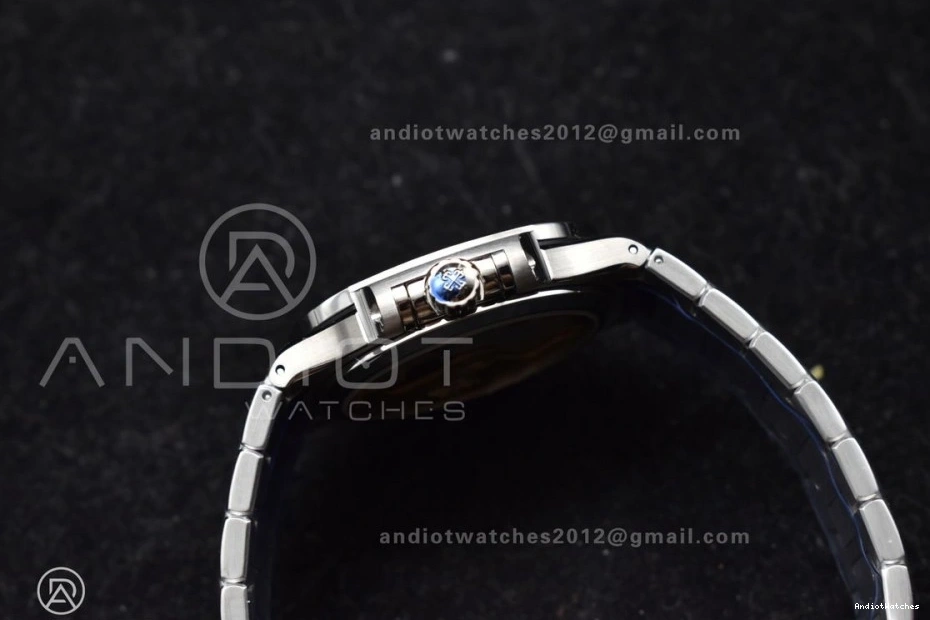 Best Blue Clone 7118 3KF Bracelet 915 V Edition on SS Dial 1:1 Flexible Super Textured Nautilus A324 0817